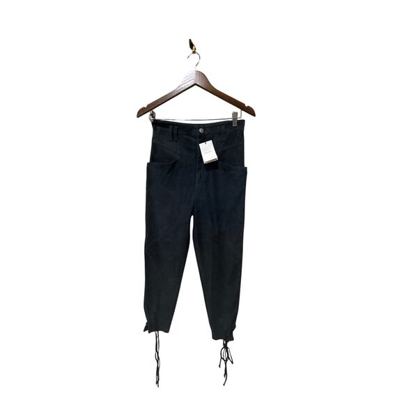 ISABEL MARANT Adeloisa Suede Tapered Pants Size 2 New with Tags - Picture 5 of 6